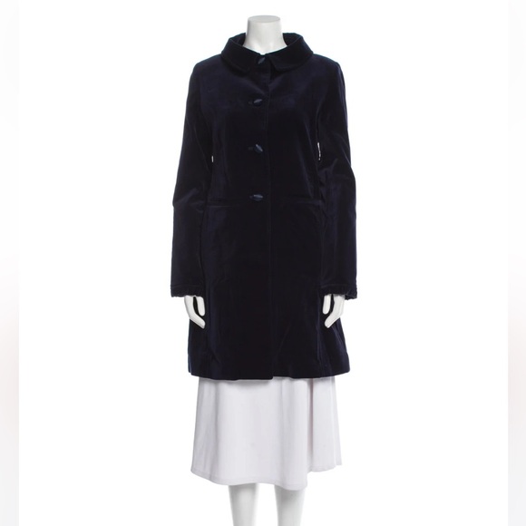 Jane Post Midnight Blue Pea Coat - Picture 1 of 3